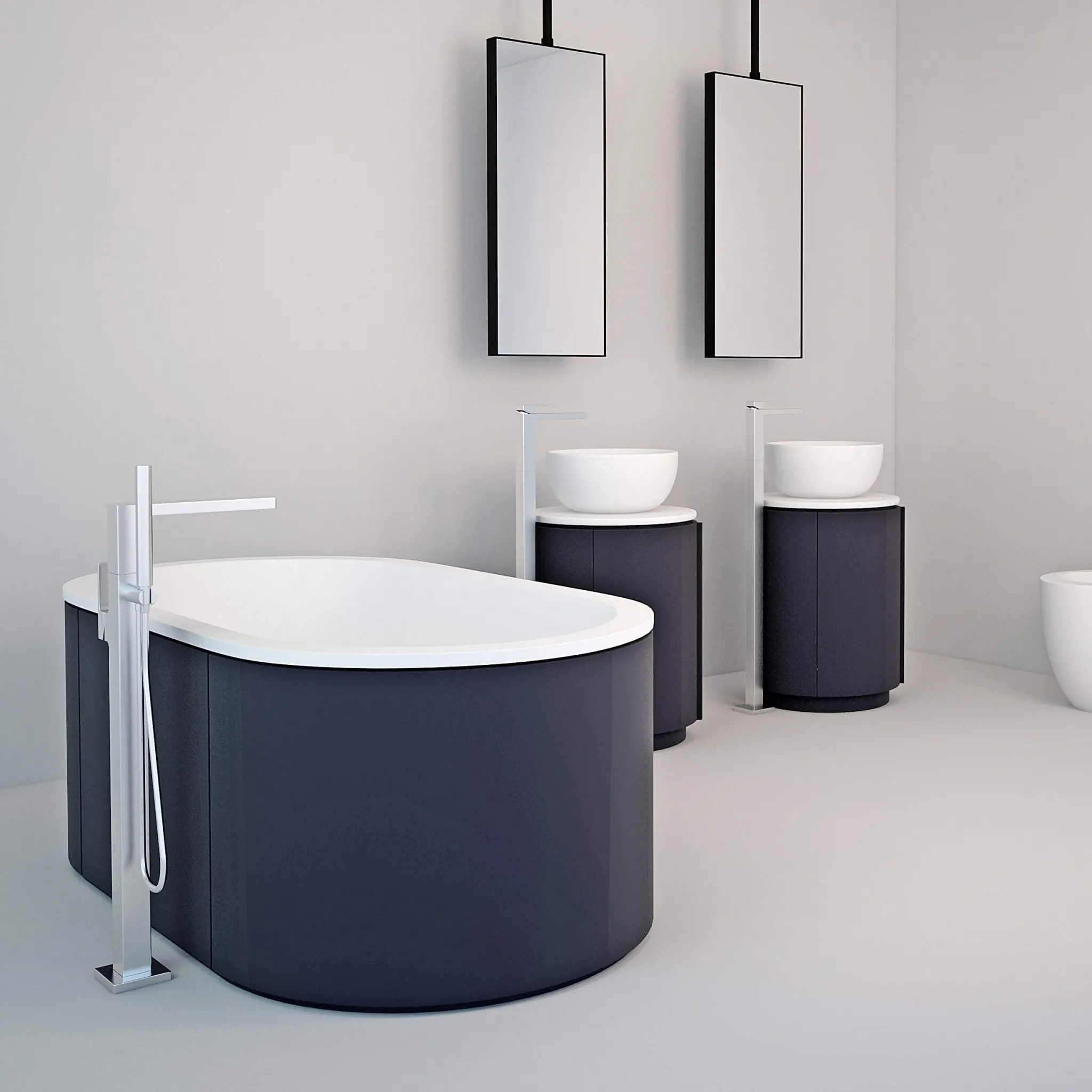 bathroom – Cielo collection Arcadia + Fantini collection Mint 3D Model