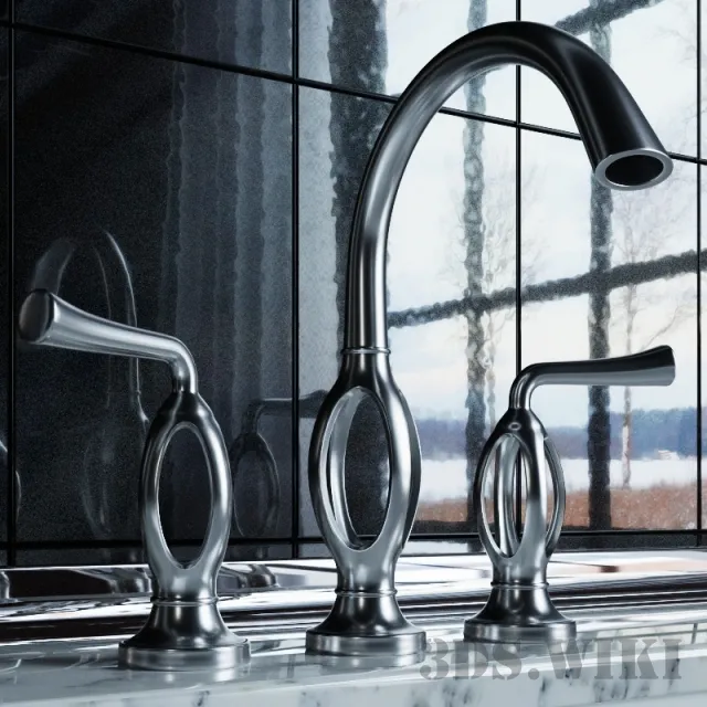 bathroom – Classic mixer in modern style 3D Model bathroom – Classic mixer in modern style 3D Model