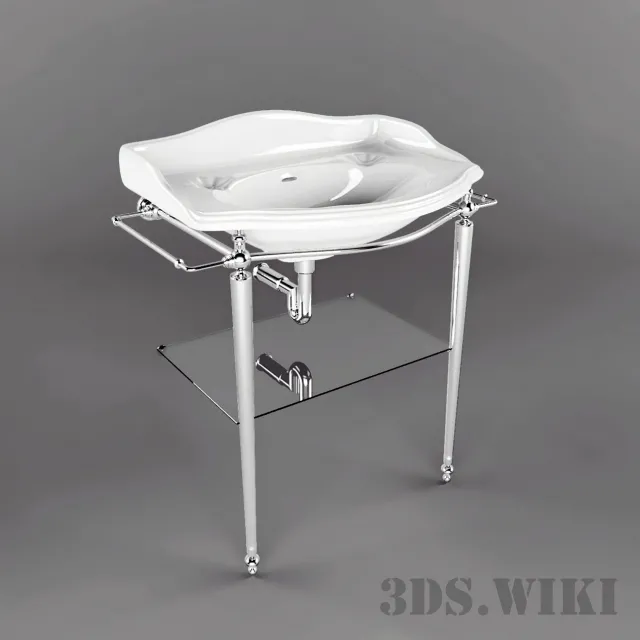 bathroom – Classic washbasin 3D Model bathroom – Classic washbasin 3D Model