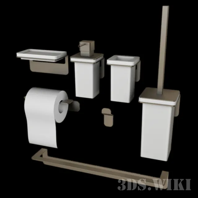 bathroom – Colombo Over Bathroom Accessories 3D Model