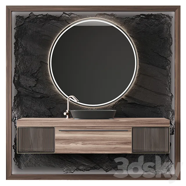 Bathroom consol №3 3D Model