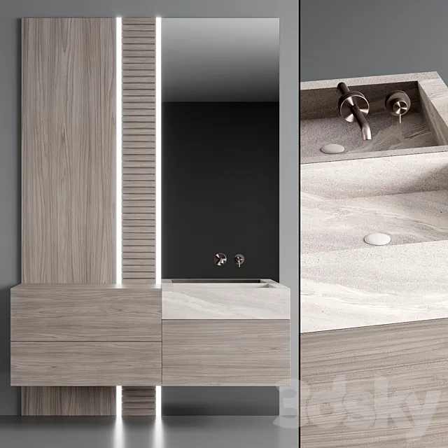 Bathroom console ?8 3DModel Bathroom console ?8 3DModel