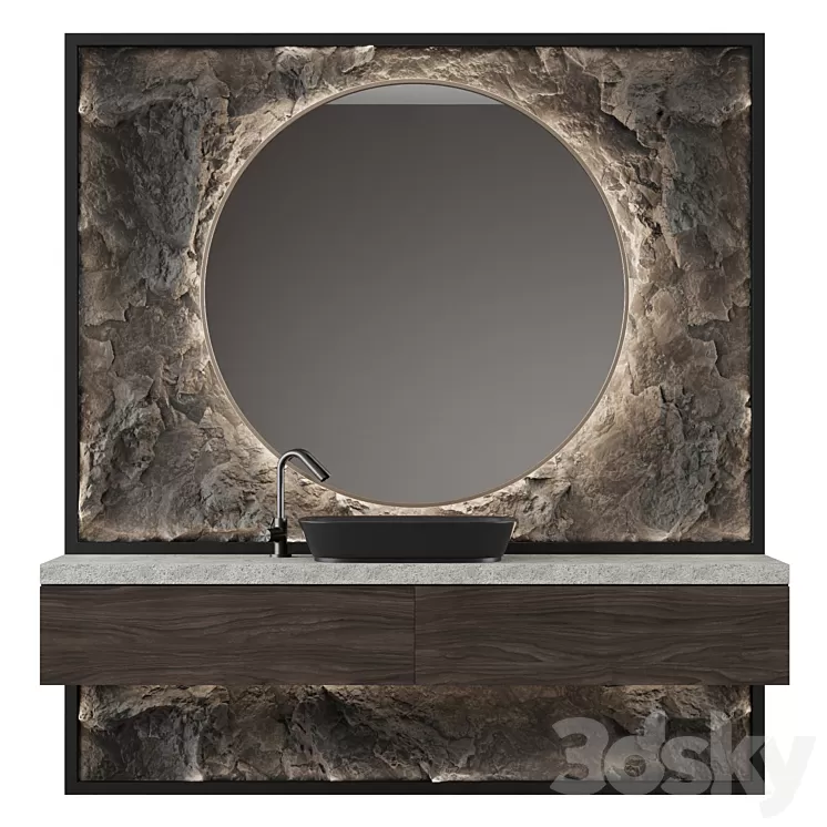 Bathroom console No. 5 3D Model Bathroom console No. 5 3D Model