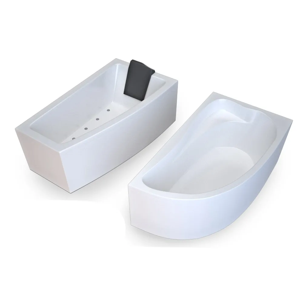 bathroom – Corner bath and Calando Treesse 3D Model