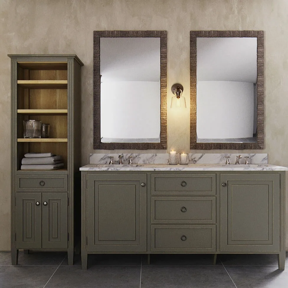 bathroom – Crate and Barell Britta bath 3 3D Model