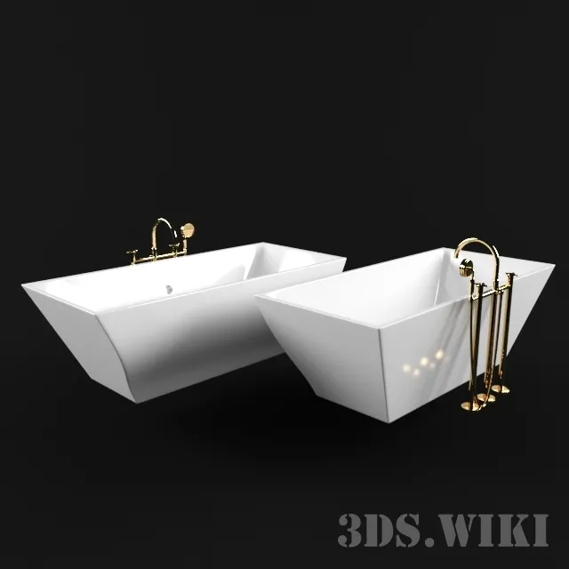 bathroom – Ванна Slipper A5 3D Model bathroom – Ванна Slipper A5 3D Model