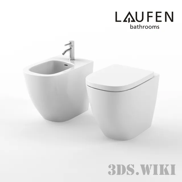 bathroom – Унитаз и Биде Laufen Palomba Floorstanding 3D Model