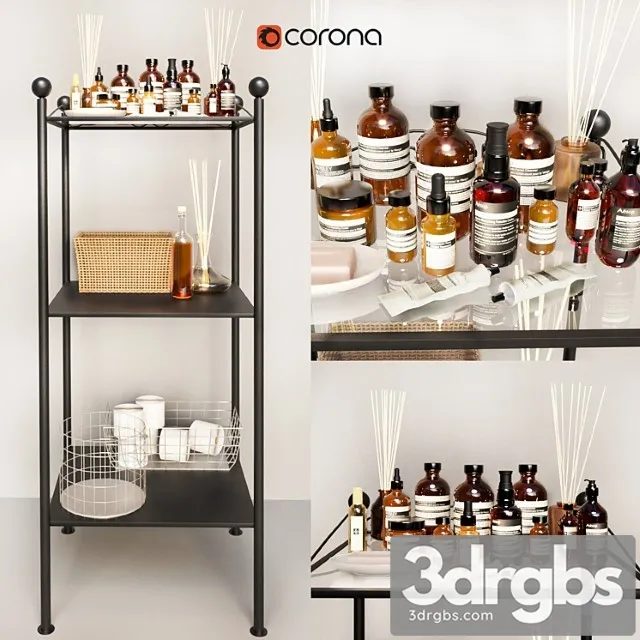 Bathroom Decor 1 3 3D Model Download