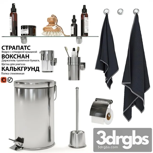 Bathroom Decor 2 1 3D Model Download