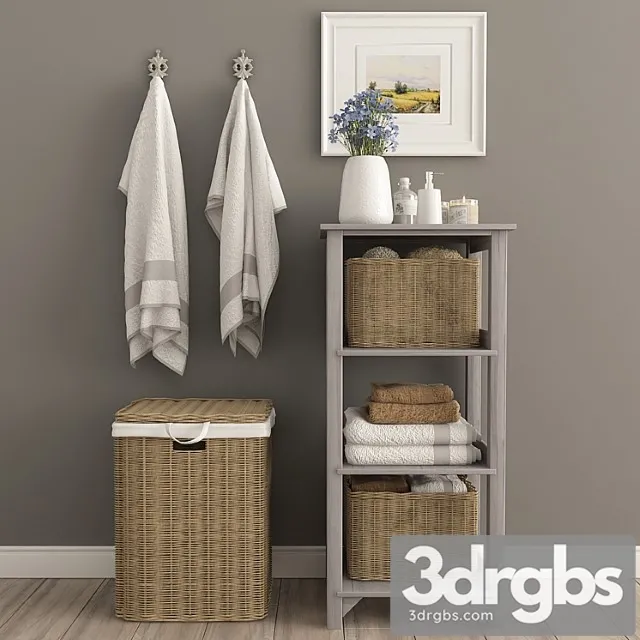 Bathroom Decor 2 3 3D Model Download
