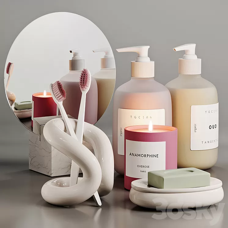 Bathroom decor 3D Model Free Download Bathroom decor 3D Model Free Download