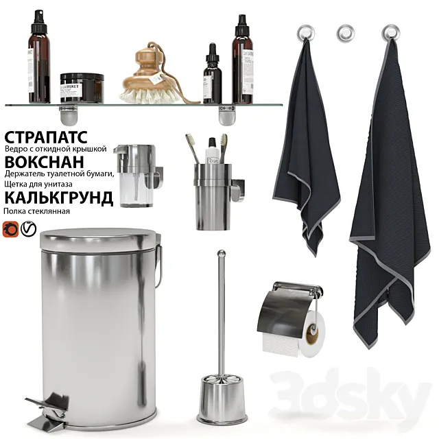 Bathroom decor 3DModel