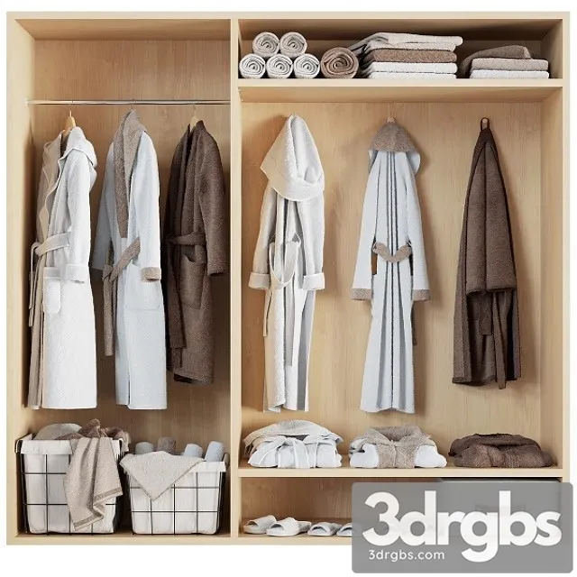 Bathroom Decor Set 001 3D Model Download