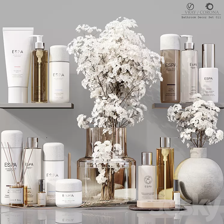 Bathroom Decor Set 011 3D Model Free Download Bathroom Decor Set 011 3D Model Free Download