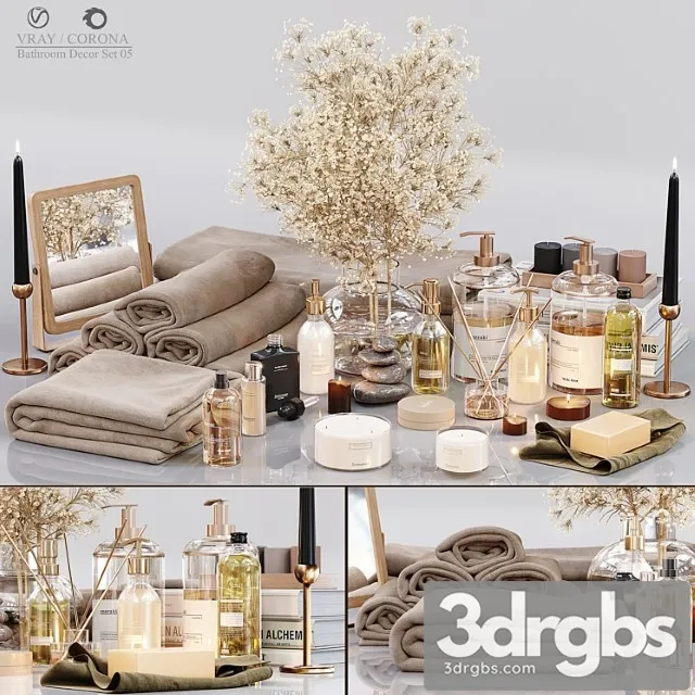 Bathroom decor set 05 Bathroom decor set 05