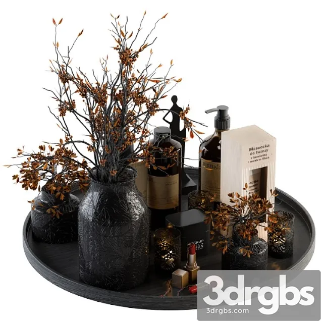 Bathroom Decor Set 07 3D Model Download