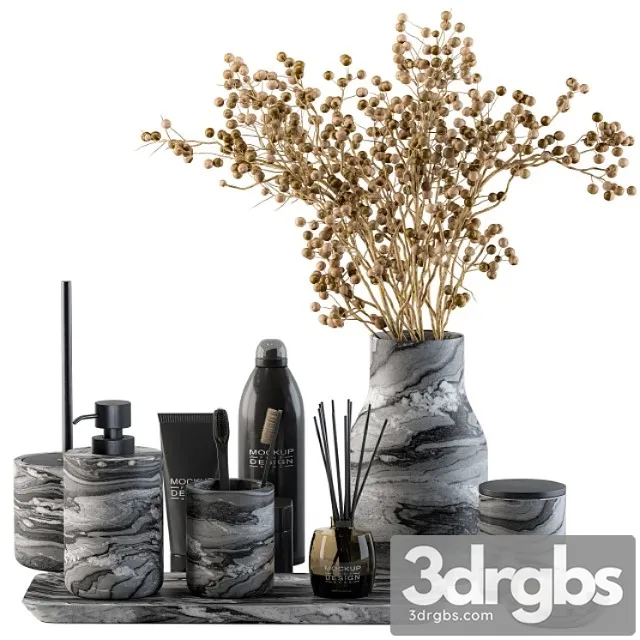Bathroom Decor Set 11 3D Model Download