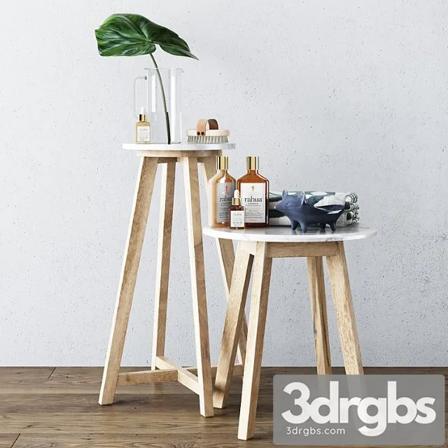 Bathroom Decor Set 2 3D Model Download