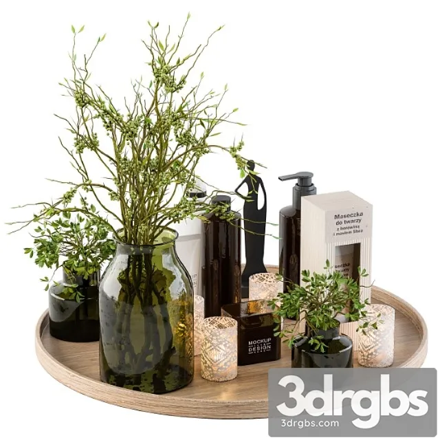 Bathroom Decor Set 3D Model Download