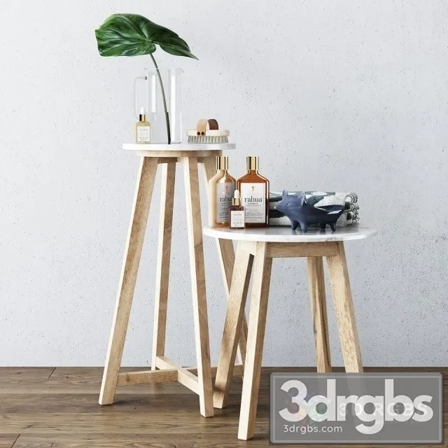 Bathroom Decor Set 3D Model Download