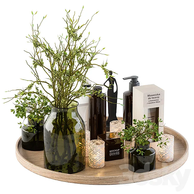 Bathroom Decor Set 3DModel Bathroom Decor Set 3DModel