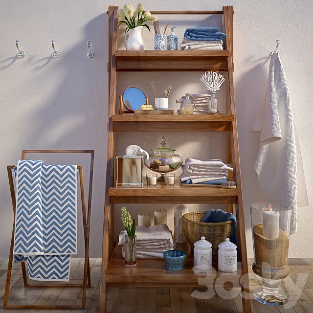 Bathroom Decor Set 5 3DModel Bathroom Decor Set 5 3DModel