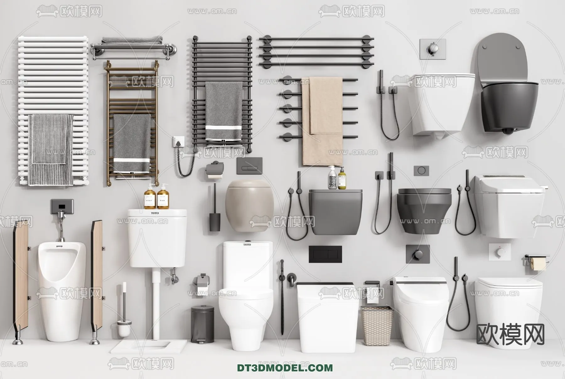 Bathroom Decoration 3D Models For Free Download – 3dsky – 001 – VRAY Render