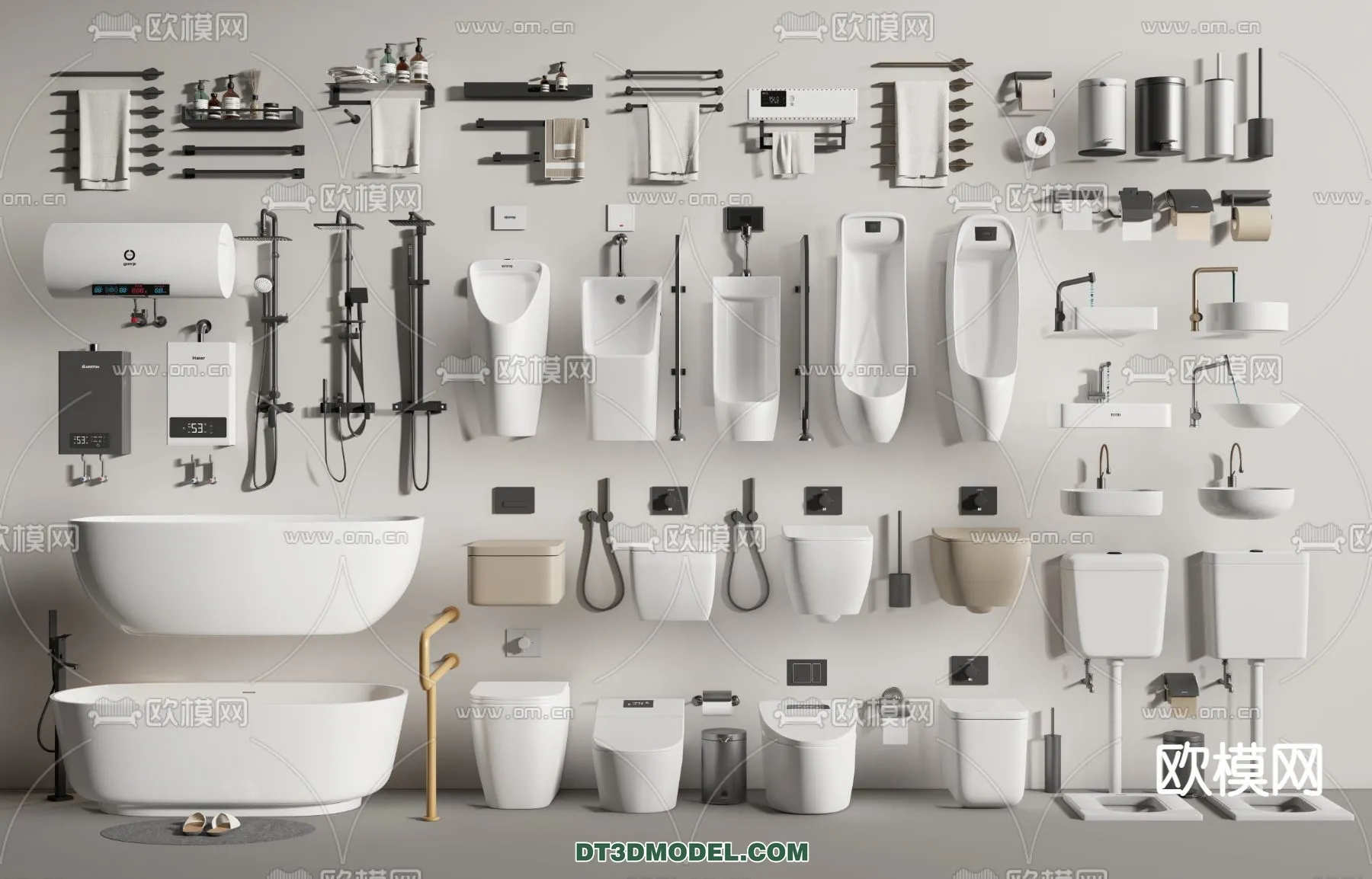 Bathroom Decoration 3D Models For Free Download – 3dsky – 002 – VRAY Render