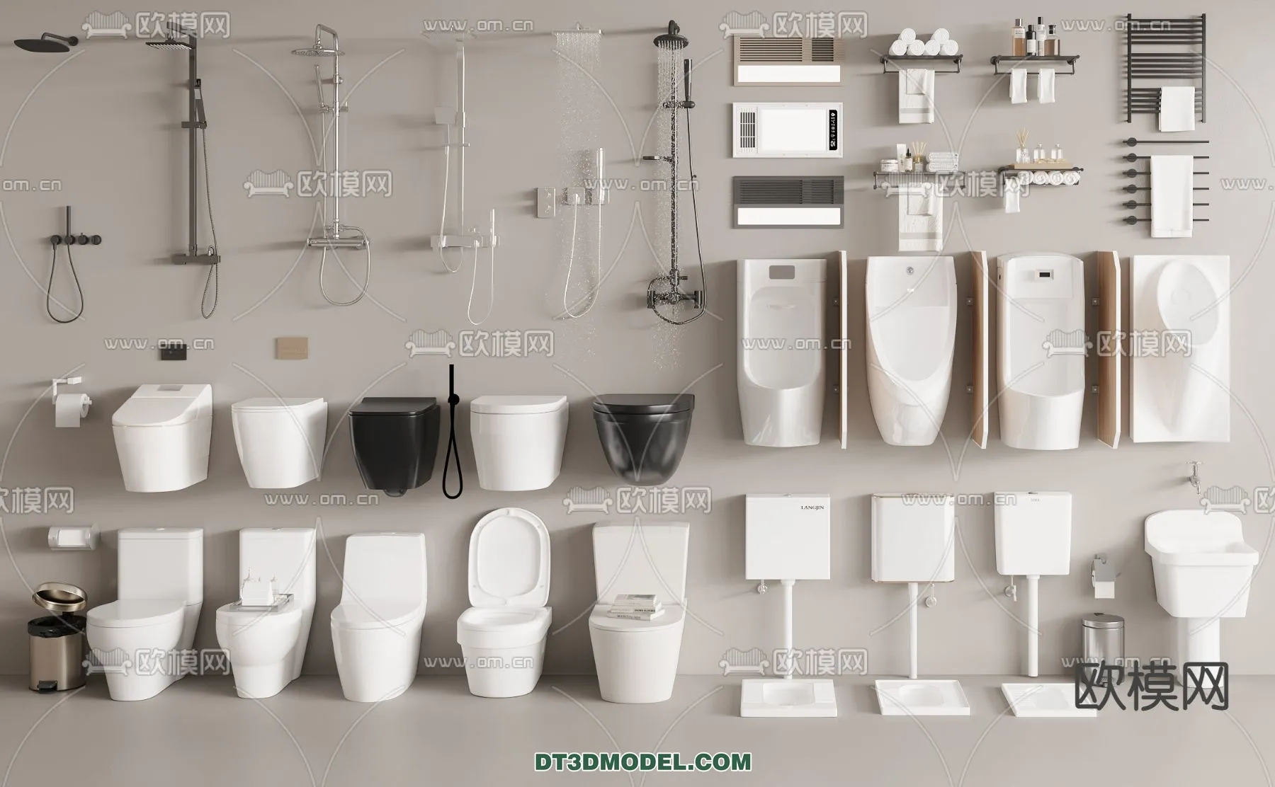 Bathroom Decoration 3D Models For Free Download – 3dsky – 003 – VRAY Render