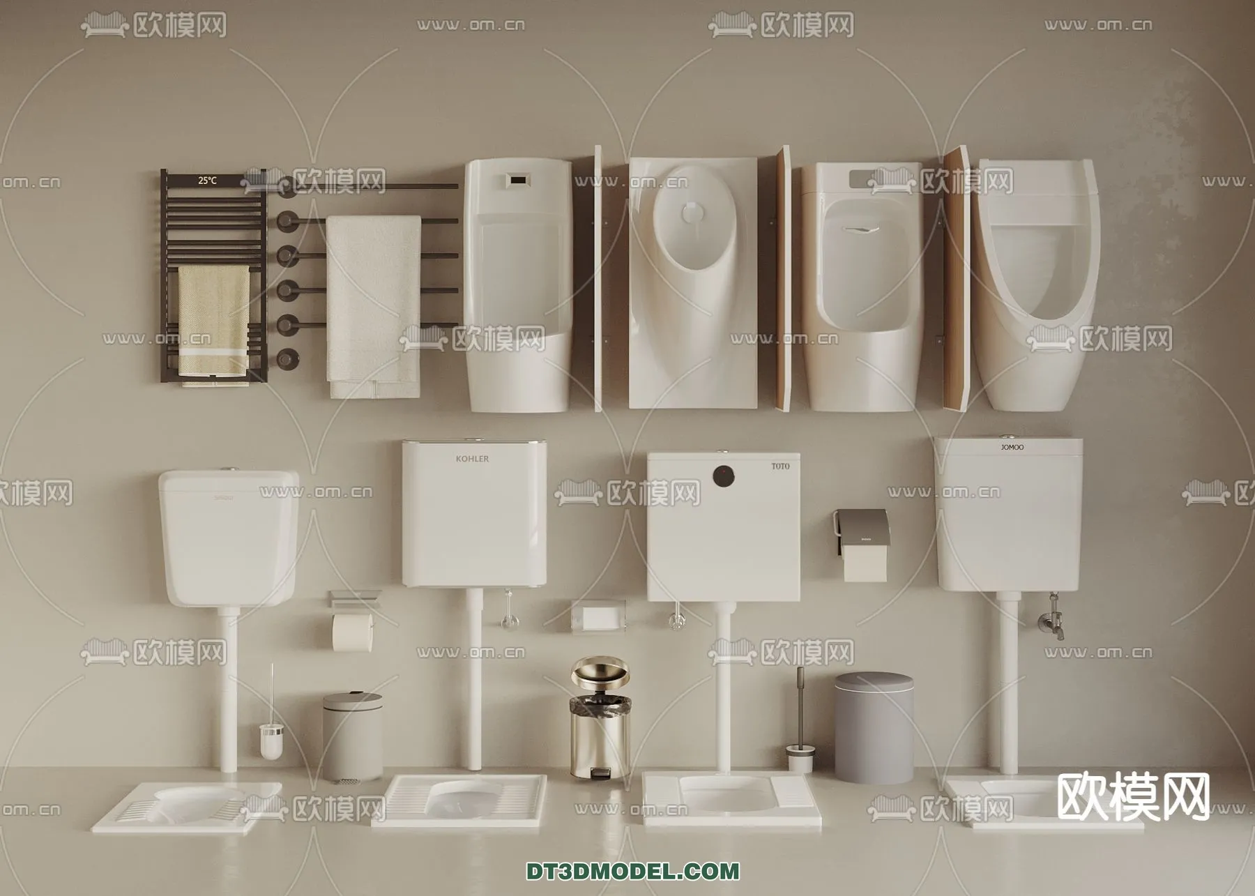 Bathroom Decoration 3D Models For Free Download – 3dsky – 013 – VRAY Render