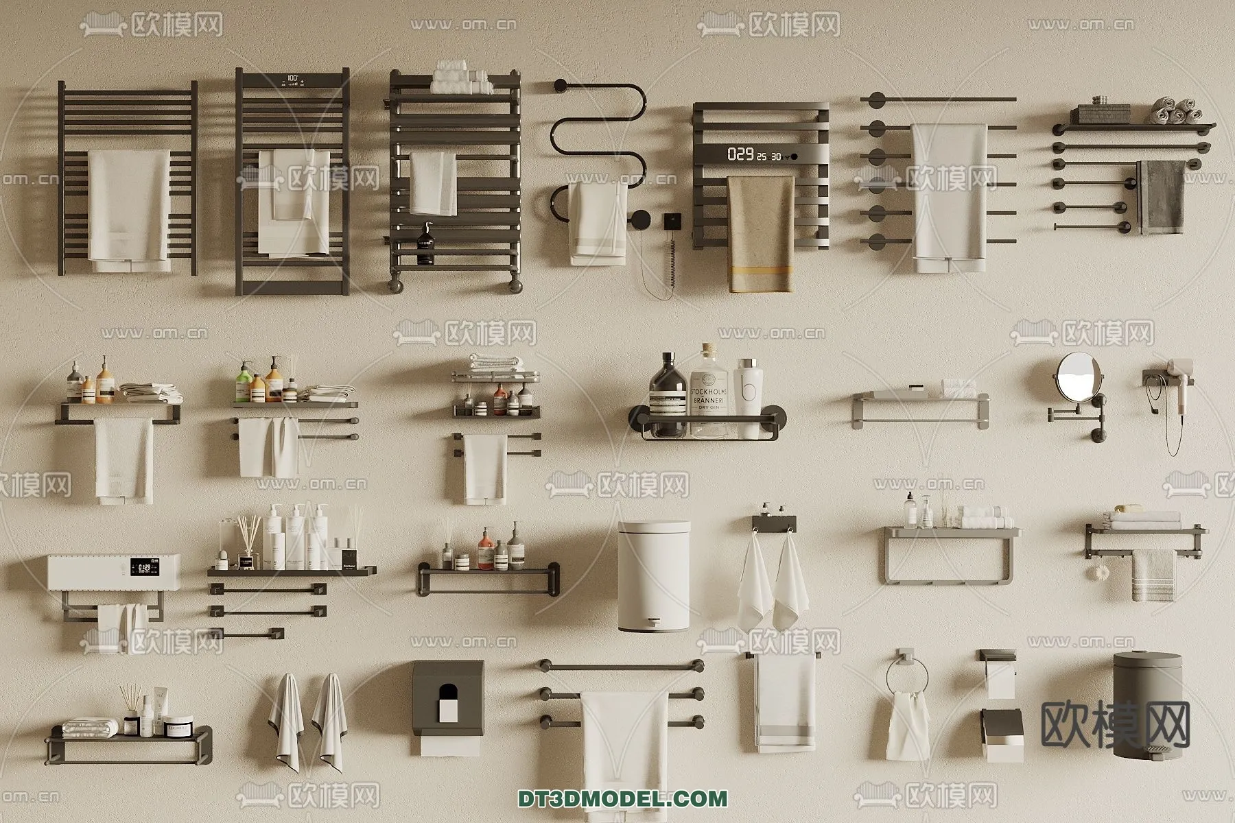 Bathroom Decoration 3D Models For Free Download – 3dsky – 015 – VRAY Render