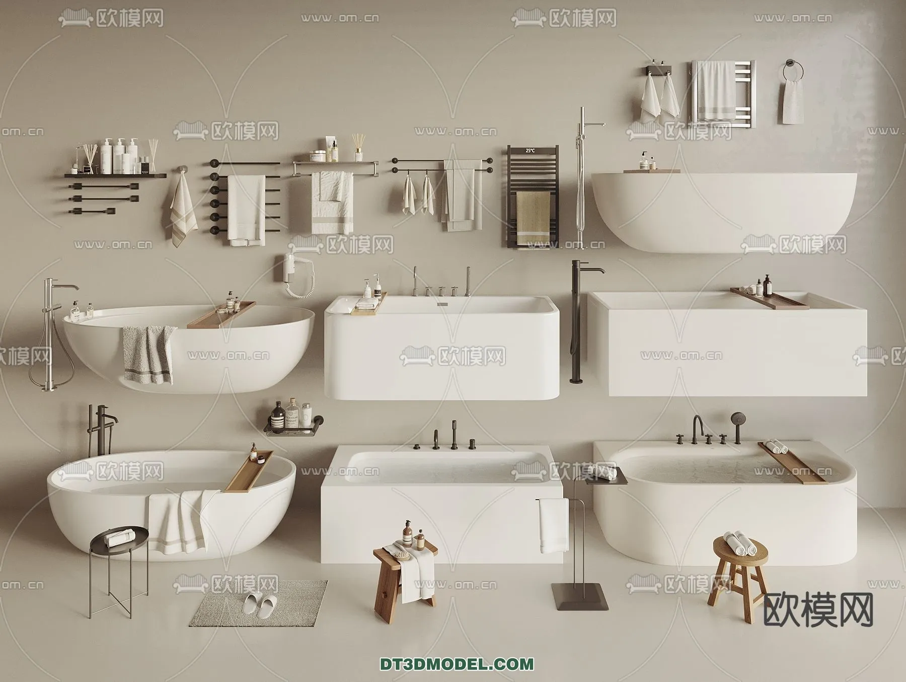 Bathroom Decoration 3D Models For Free Download – 3dsky – 016 – VRAY Render