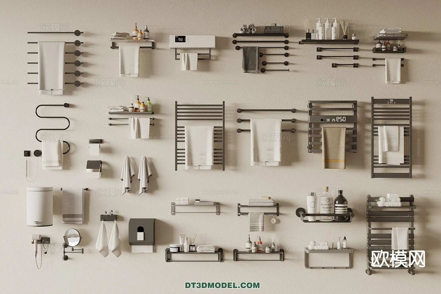 Bathroom Decoration 3D Models For Free Download – 3dsky – 023 – VRAY Render