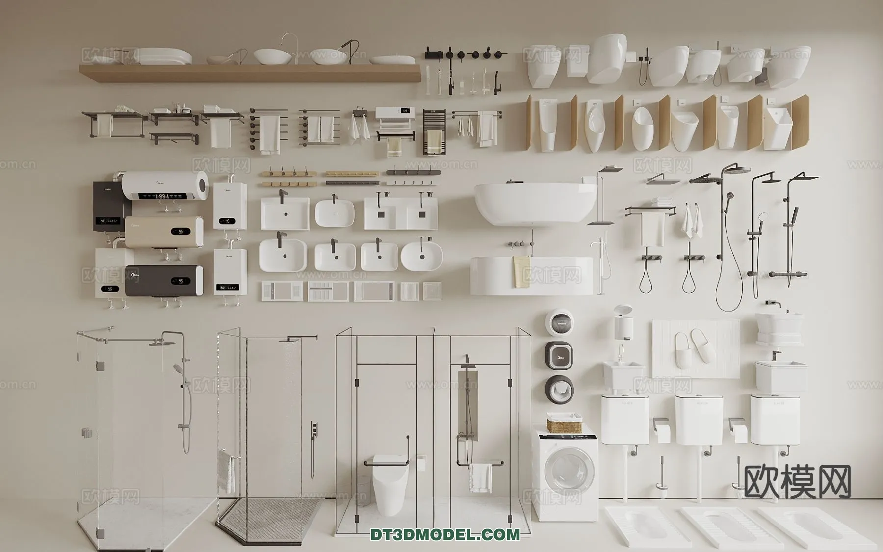 Bathroom Decoration 3D Models For Free Download – 3dsky – 024 – VRAY Render