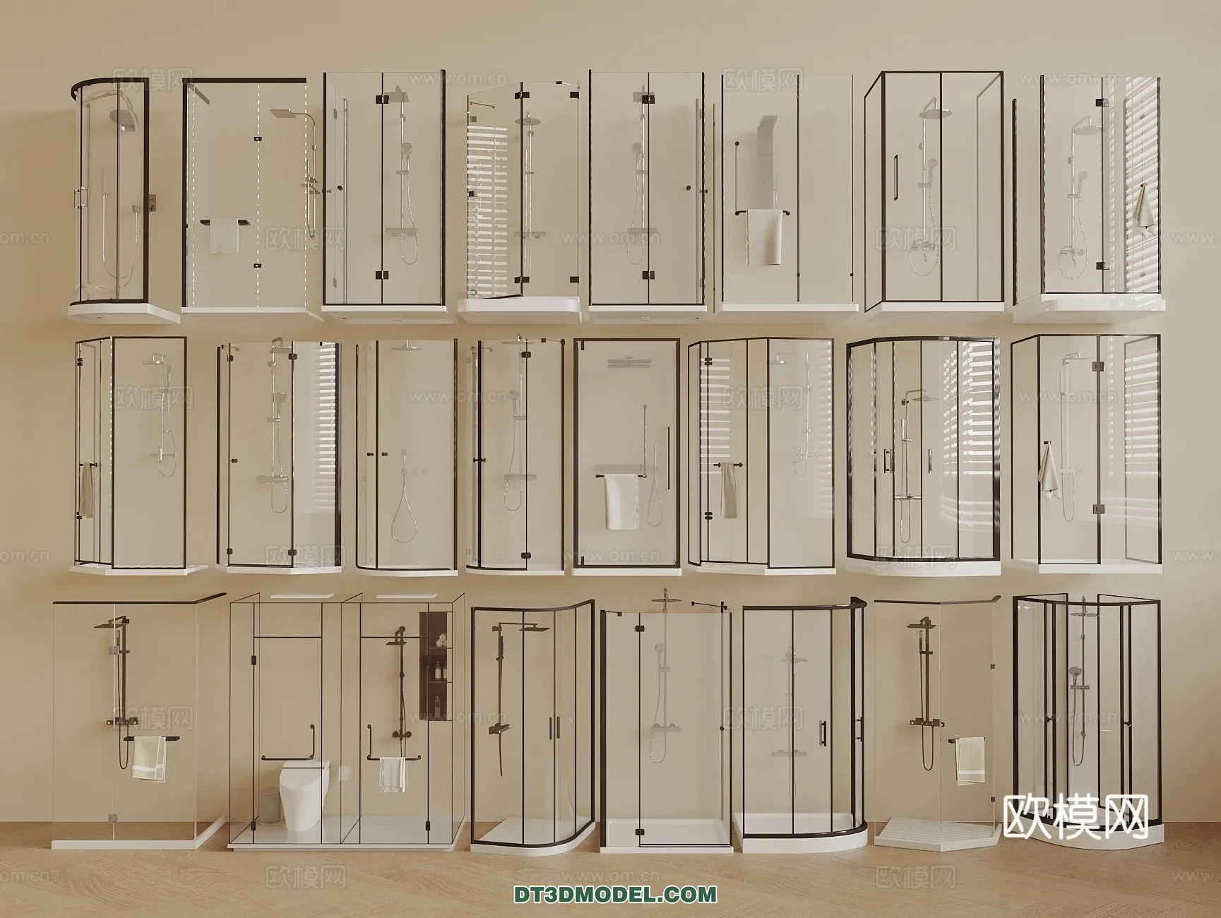 Bathroom Decoration 3D Models For Free Download – 3dsky – 037 – VRAY Render