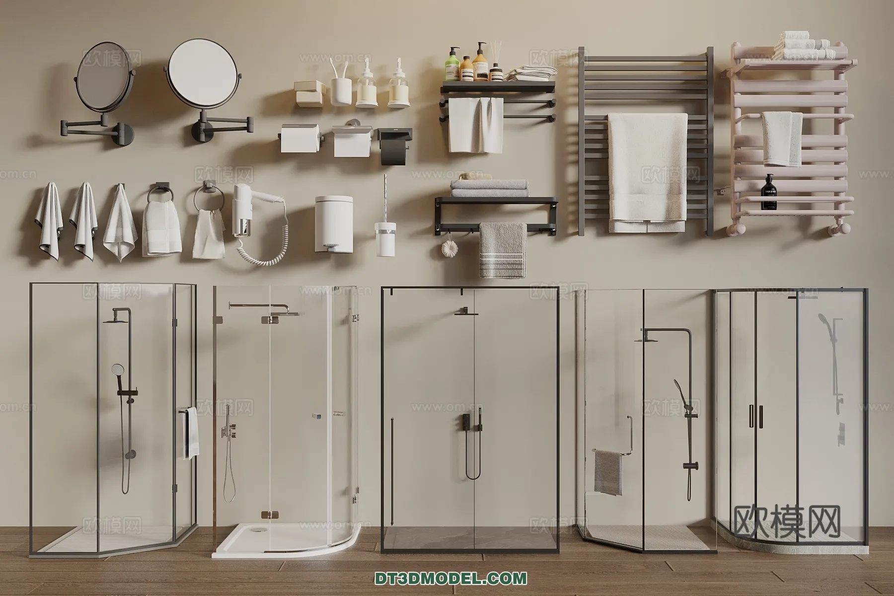 Bathroom Decoration 3D Models For Free Download - 3dsky - 048 - VRAY Render