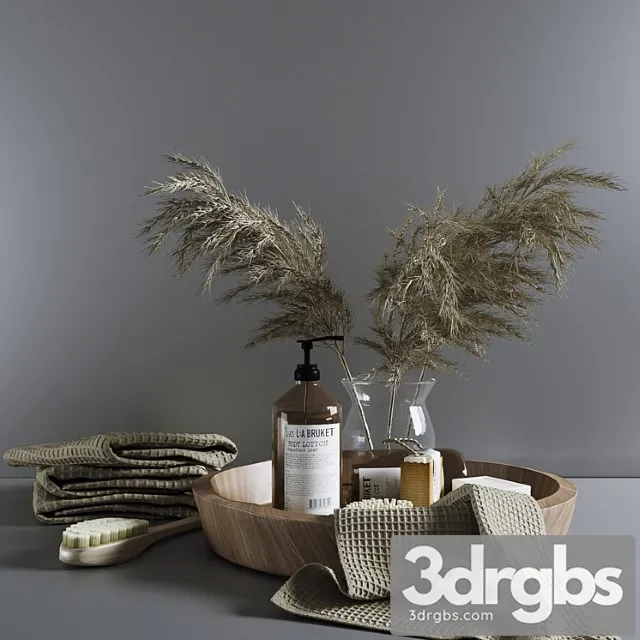 Bathroom Decorative Set 3D Model Download
