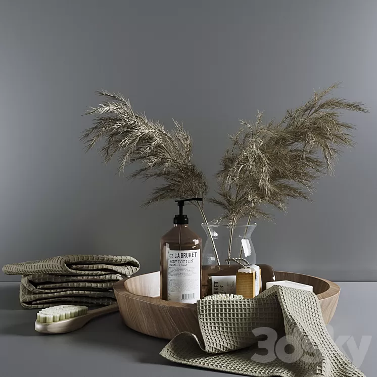 Bathroom decorative set # 5 3D Model