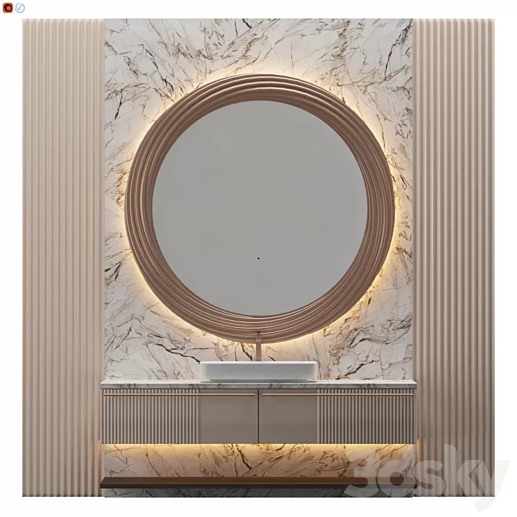 Bathroom Design House Interior Modern 2021 3D Model Bathroom Design House Interior Modern 2021 3D Model