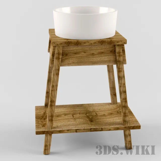 bathroom – Designer washbasin 3D Model bathroom – Designer washbasin 3D Model