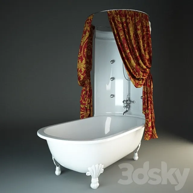 Bathroom Doctor Jet Baden-baden 3D Model Bathroom Doctor Jet Baden-baden 3D Model