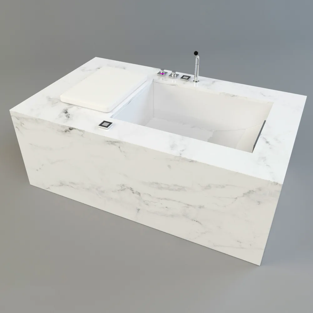 bathroom – Dornbracht bathtub 02 3D Model