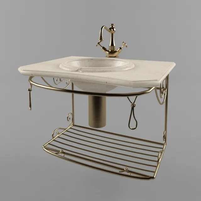 bathroom – Etrusca Nodo Scorsoio washbasin 3D Model bathroom – Etrusca Nodo Scorsoio washbasin 3D Model
