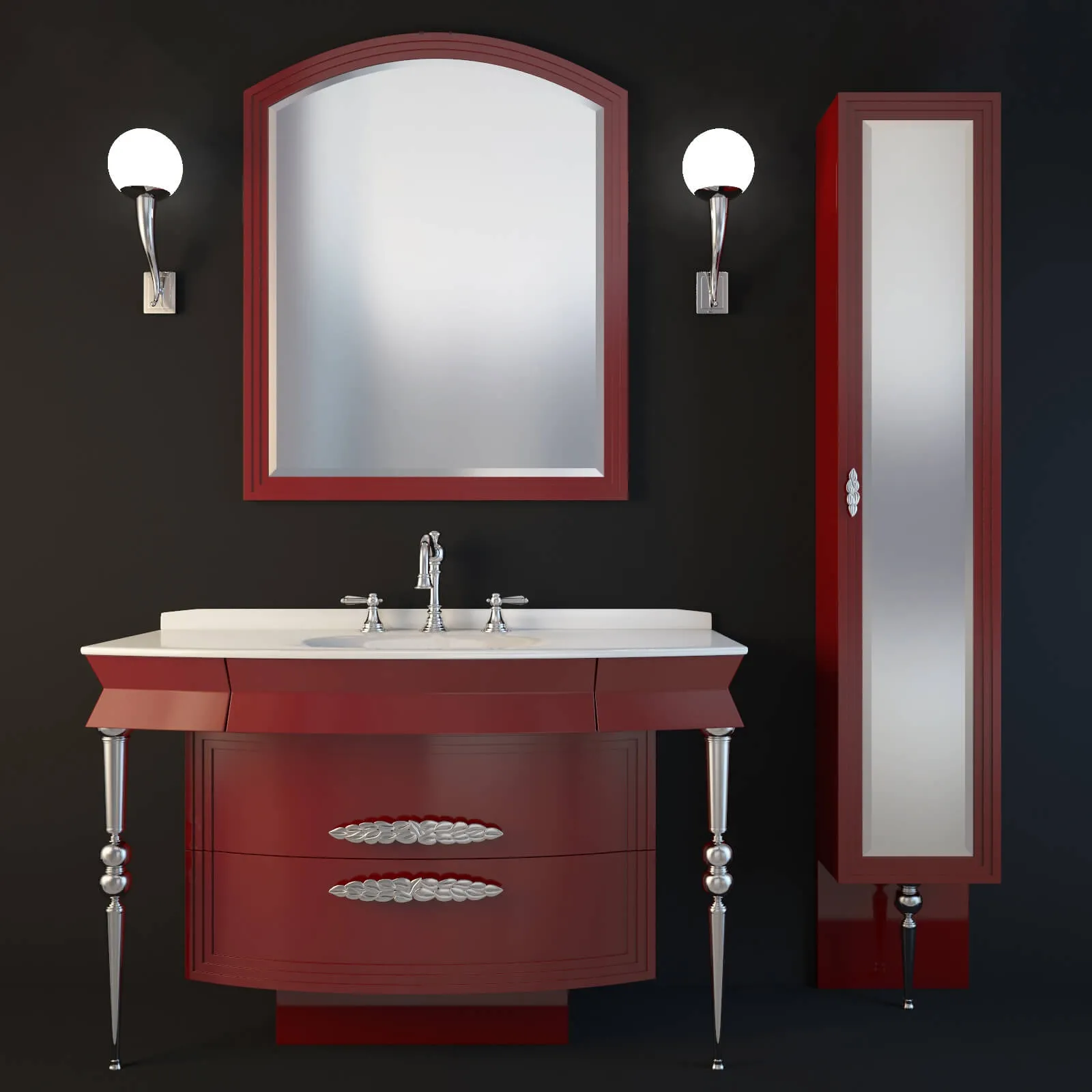 bathroom – Euro design bathroom furniture 3D Model