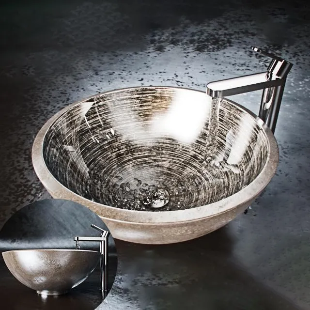 bathroom – Faucet and sink 6 3D Model bathroom – Faucet and sink 6 3D Model