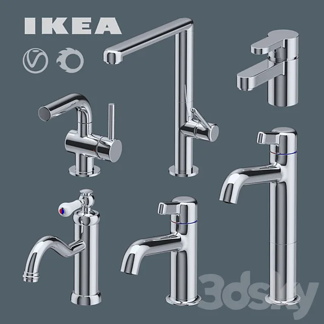 Bathroom Faucets IKEA 3DModel