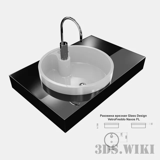 bathroom – Flush sink Glass Design 3D Model bathroom – Flush sink Glass Design 3D Model