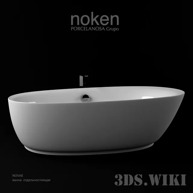 bathroom – Freestanding bathtub Noken 3D Model bathroom – Freestanding bathtub Noken 3D Model