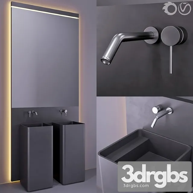 Bathroom Funiture 1 3D Model Download