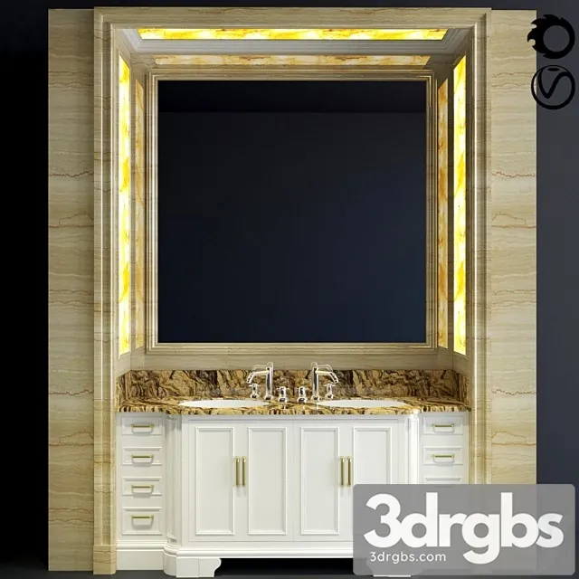 Bathroom Funiture 10 3D Model Download